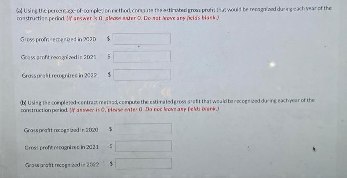 contract beginning January 1, 2020, to build a parking complex. It has