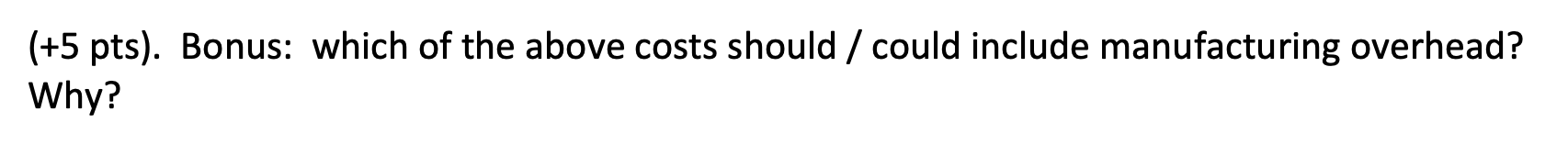 SG\&A for the Kunkle Valve Company. A. Company car expense for the