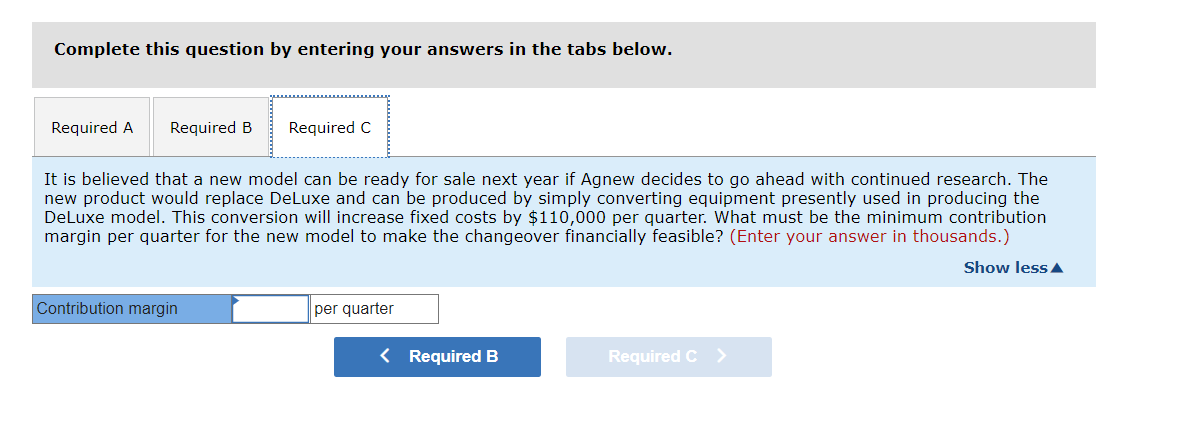 Superior, and DeLuxe, in a local market and in a regional market.