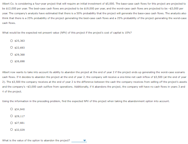 more commonly used in valuing securities than real assets. True or False: