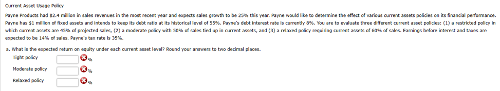 Please help with a. Thank you! expected to be 14% of sales.