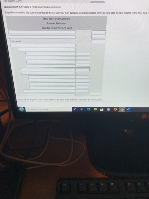 achieve this goal? Show your calculations Print Done d step and net