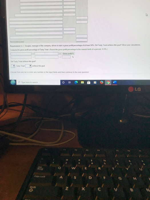 a minus sign upany list the following selected accounts 1of the quarter