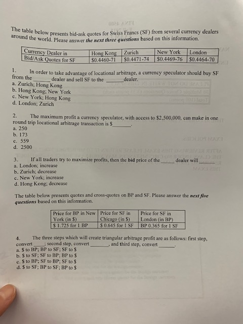 I need to process to solve those problem. Answer is 1.