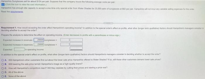 ACCT 202 mpire Bungil for about 15 per pair Supoco at the