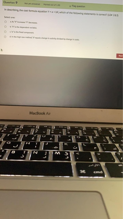 financial reporting purposes? (LO 2&3) Select one: a. Cost of a warehouse