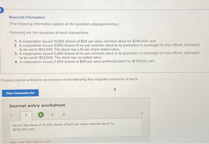 #2--Corp Ex Assignment, please solve each chart! Transcribed image text