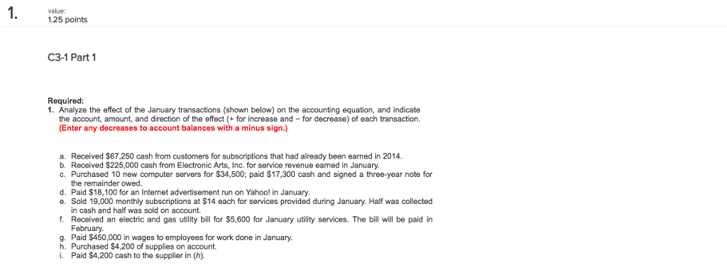 1-3) [LO 3-2, LO 3-3, LO 3-4, LO 3-5] [The following information