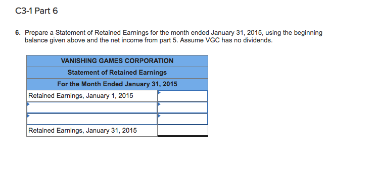 9,000 128,000 3,000,000 2,021,800 In addition to the above accounts, VGC's chart