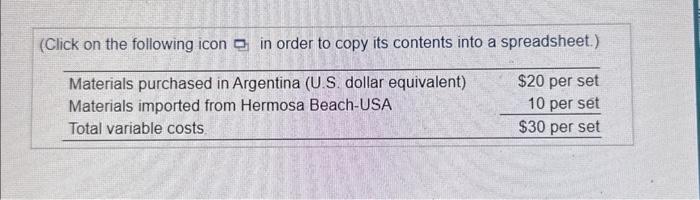 Revenue Growth, Sales Price, and Currency Risk Scenario. Hermosa Beach Components, Inc,