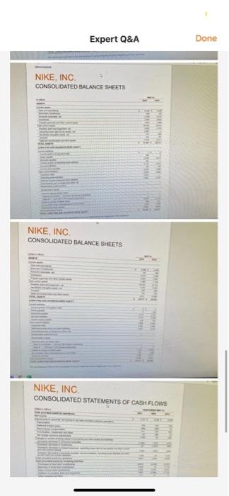 ) Income Stad A. 1) Blace Shod) Tom Analysis. They will need