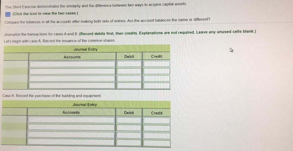 This Short Exercise demonstrates the similarity and the difference between two