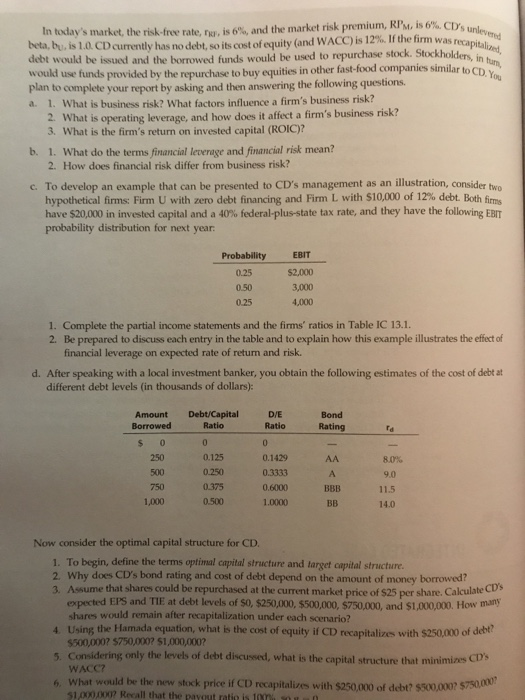 just those two parts. Explain your reasoning. Thank you! INTEGRATED CASE CAMPUS