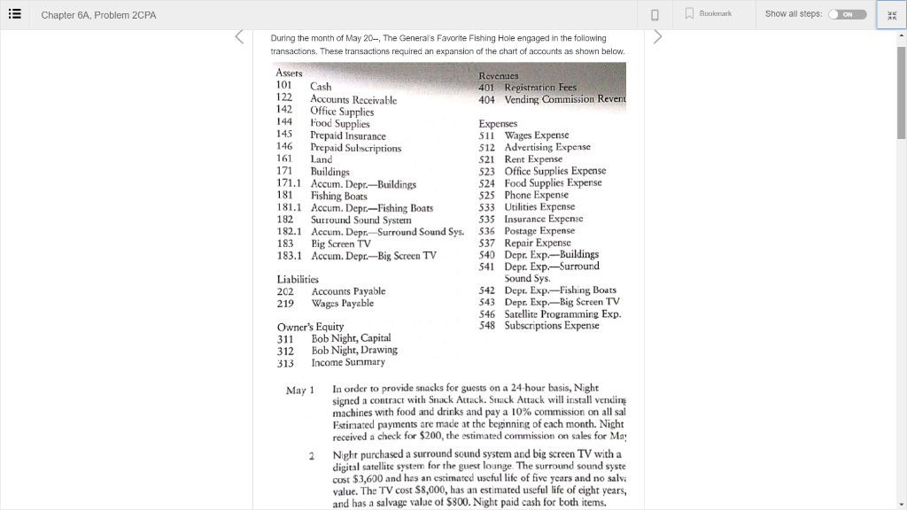  How would I post May 1st and 2nd to the general