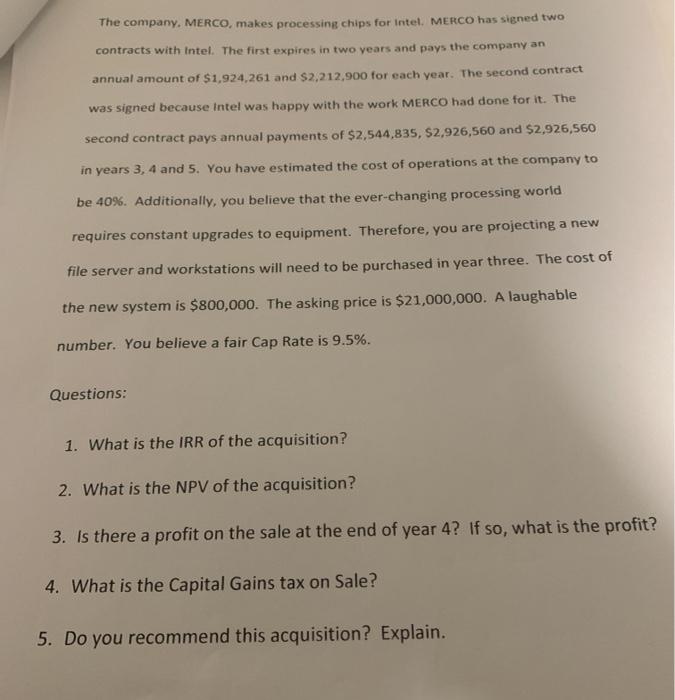 questions 1-5, show the formulas in excel and show the steps of