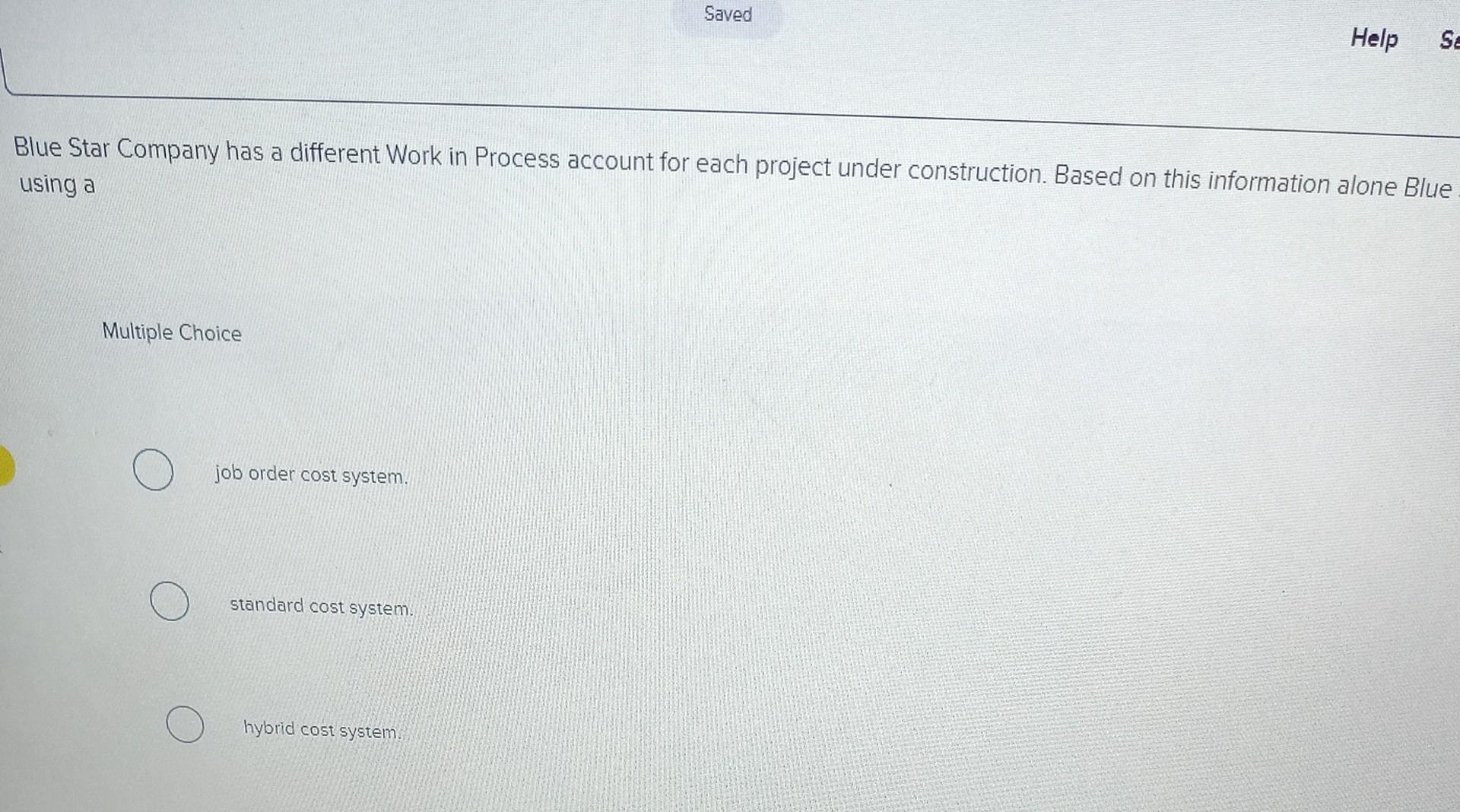 Choice by a fast food restaurant. in manufacturing a smart phone. for