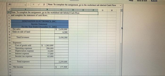  Dave Exit Submit AL f Note: To complete the assignment, go