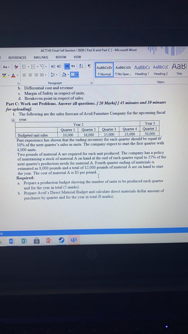 - Microsoft Word GE LAYOUT REFERENCES MAILINGS REVIEW VIEW A A A