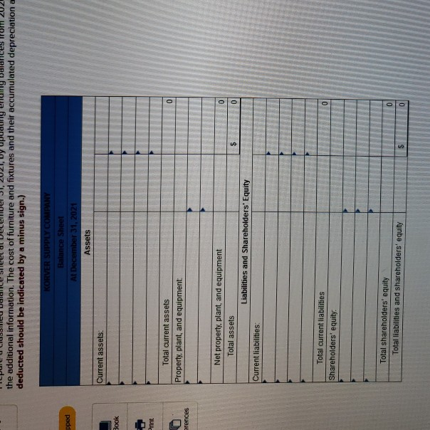 3-3] The following is the balance sheet of Korver Supply Company at