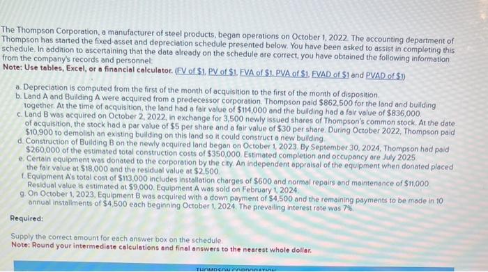  please explain how to get the depreciation with the straight line