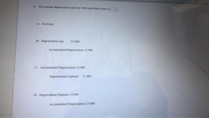 useful life of 9 years with a residual value of 5.000 at