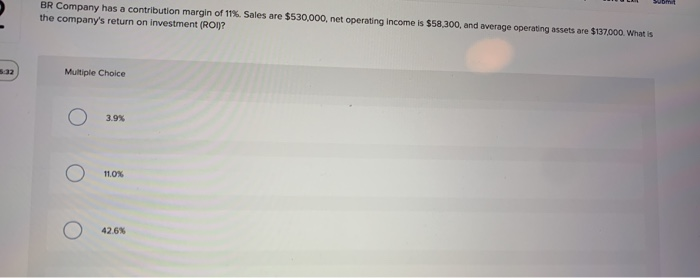margin Net operating income $512,000 $ 46,080 $384,000 $215,040 $ 46,080 Return