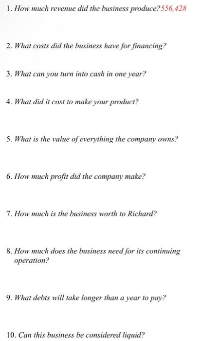 income statement and balance sheet, reproduced below. Star Industries Income Statement for