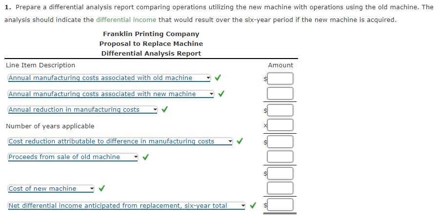 used in its factory for four years. Relevant data associated with the