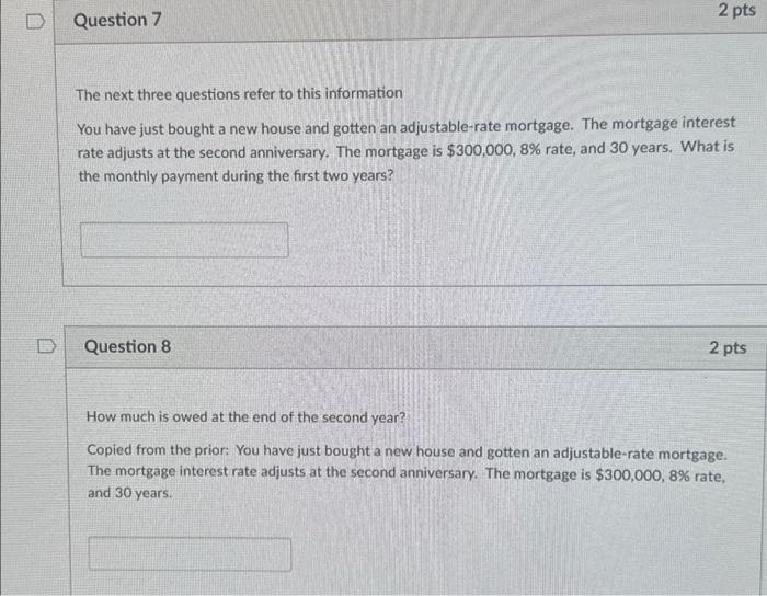  please help with all. I will upvote! The next three questions