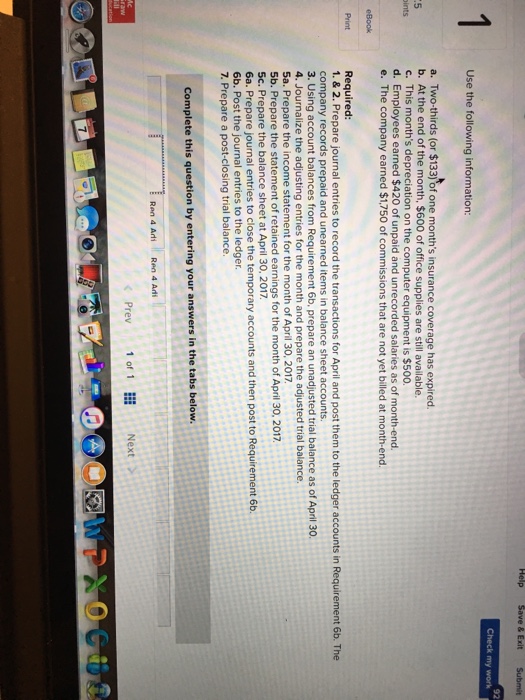 A Help Save & Exit Submit 92 On April 1, 2017, Jiro