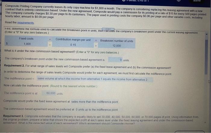 I showed you an example from an different problem Odve Composite Printing