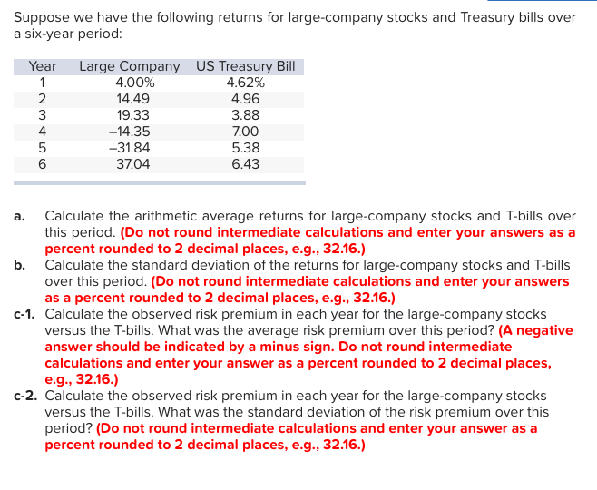 4 -25 -30 5 10 24 22 % Using the returns shown