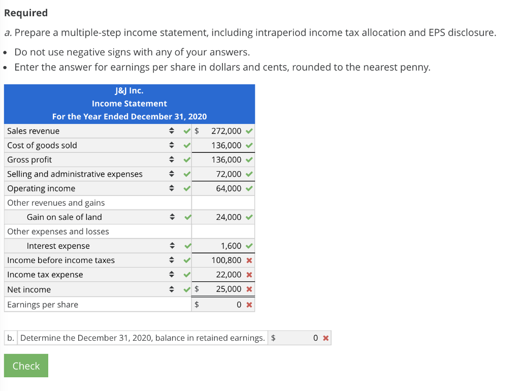 following pretax amounts are taken from the accounts of J&J Inc. at