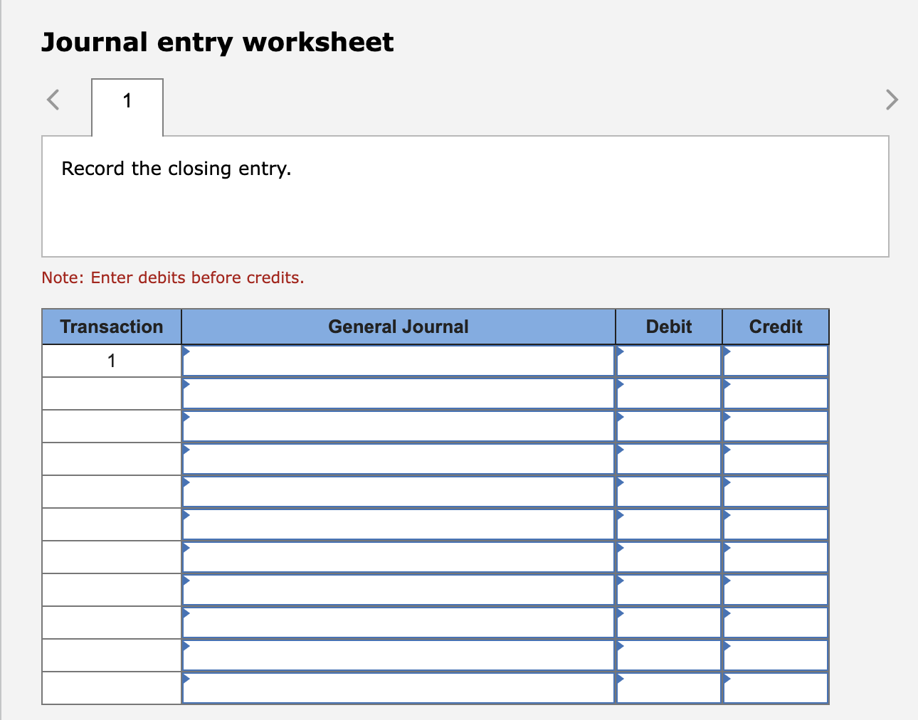 The supplies count on December 31 reflected $300 in remaining supplies on