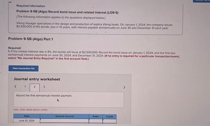 (LO9.5) [The following information applies to the questions displayed below] Viking Voyager