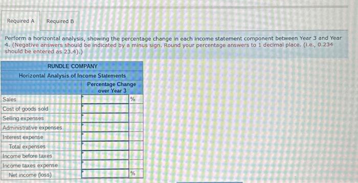 Textbook Problem 1 Learning Objective: 4-1 Differentiate between horizontal and vertical analysis
