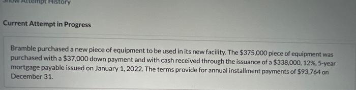 please solve by forming a balance sheet. Bramble purchased a new