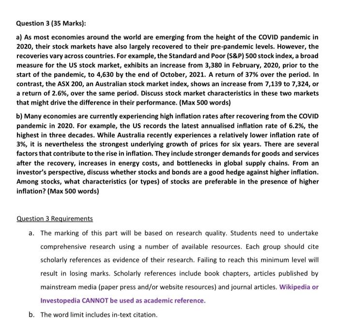 into Word document for your group submission (40 Marks) After learning the