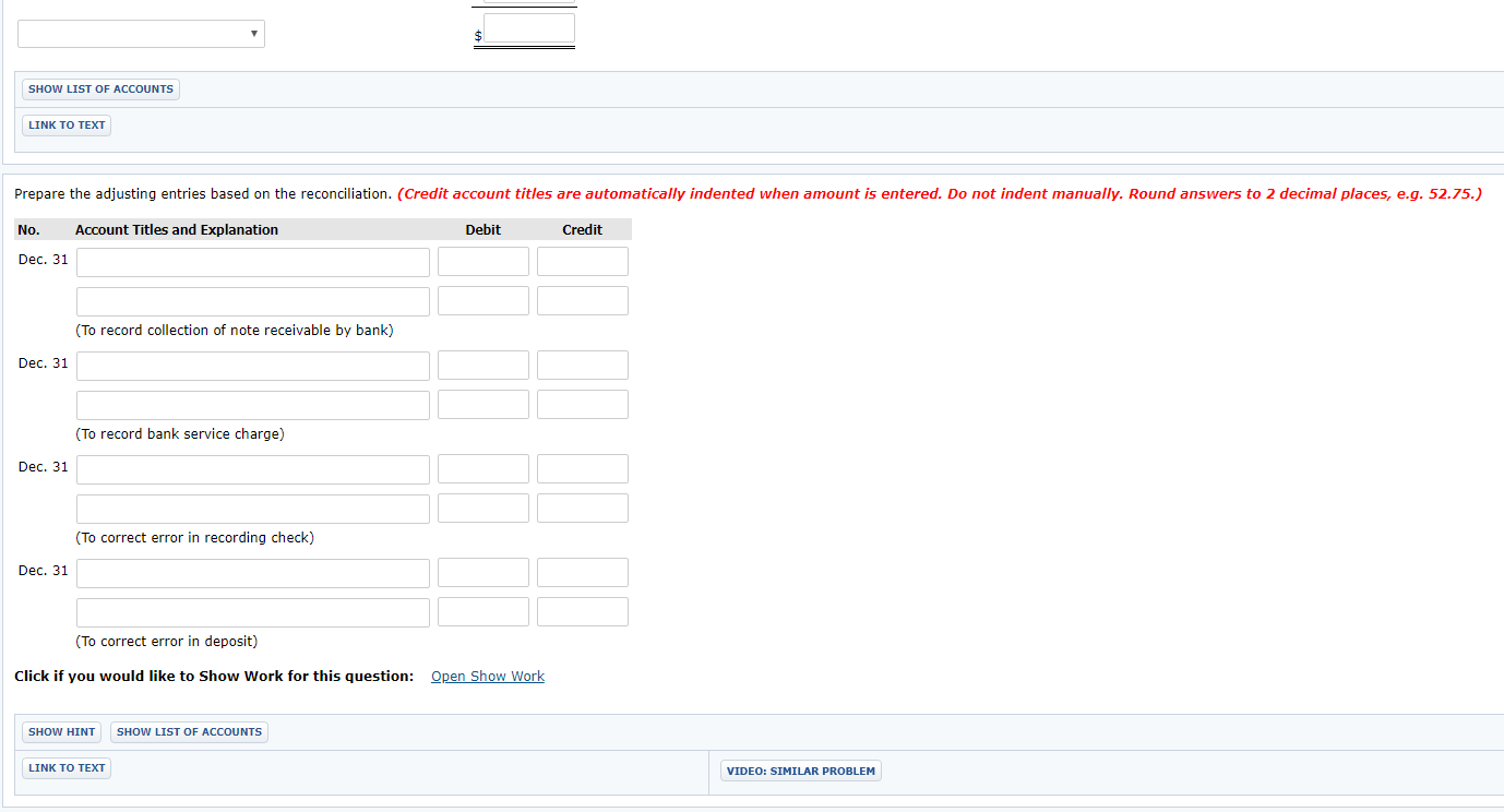 balance per bank Add: Deposits in transit $14,577.90 2,530.20 17,108.10 Less: Outstanding