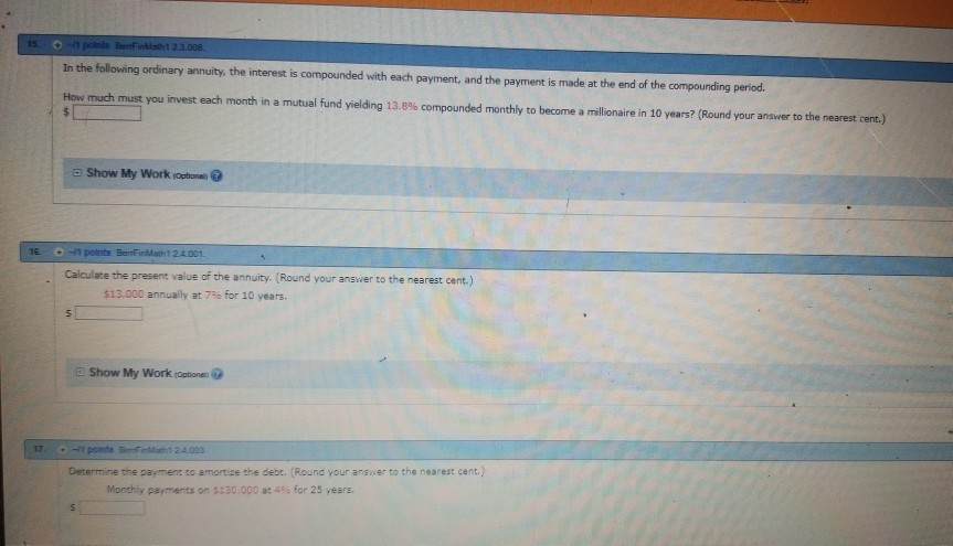 debt. (Round your answer to the nearest cent.) Monthly payments on $130,000