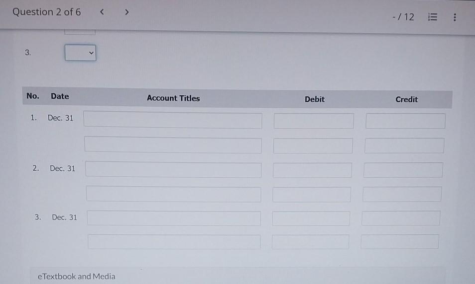 preparing financial statements for the current year, the chief accountant for Crane