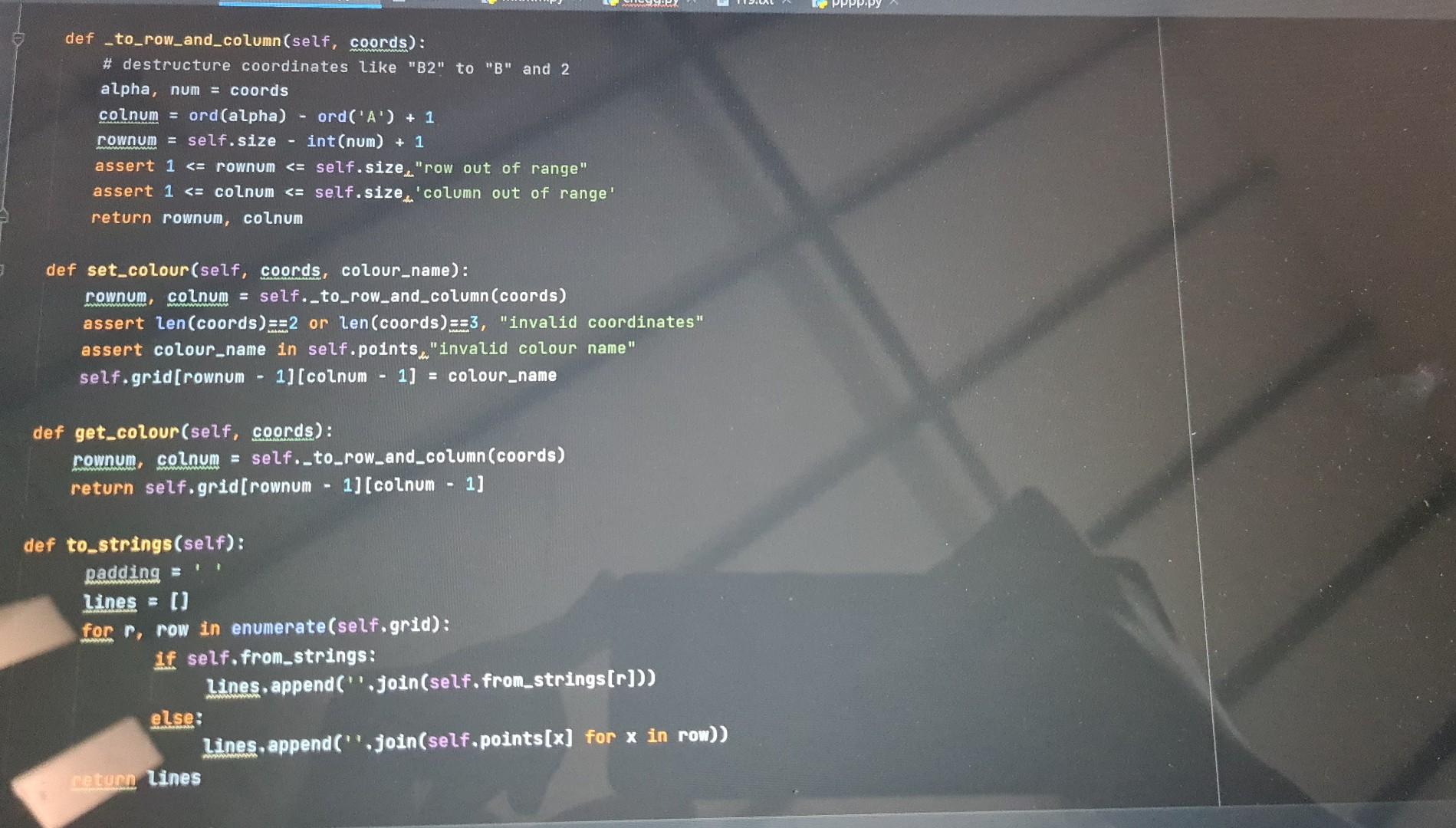 should be in python please provide a code that can be added