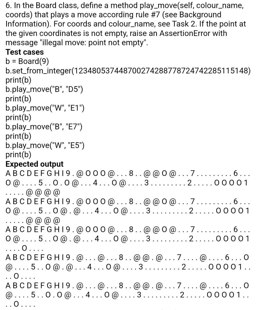 += ' '+' '.join([chr(alphabets + 65) for alphabets in range(len(line) - 1)])
