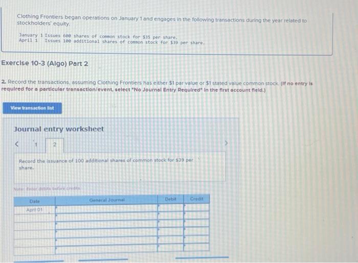 began operations on January 1 and engages in the following transactuans during