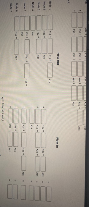 node 7 in the network shown. If the constant is l" it