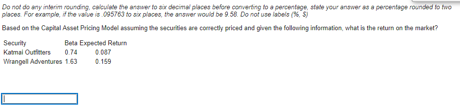 as a percentage to 2 decimal places, do not include labels (%,