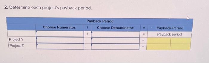 present value LO P1, P2, P3 The following information applies to the
