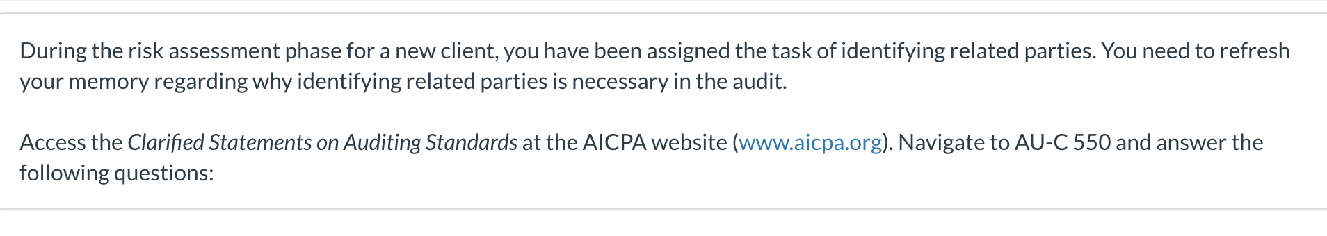 PLEASE ANSWER ASAP!! During the risk assessment phase for a new client,