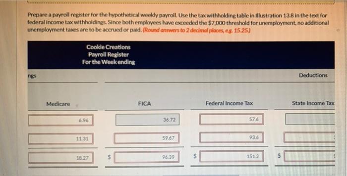 week. She is curious as to how this would affect her company's