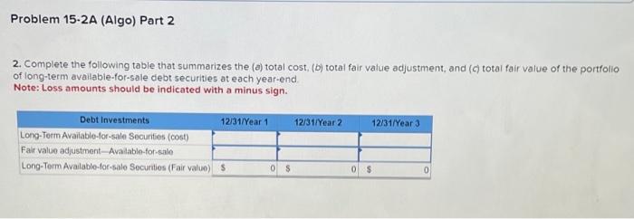 securities LO P3 [The following information applies to the questions displayed below]